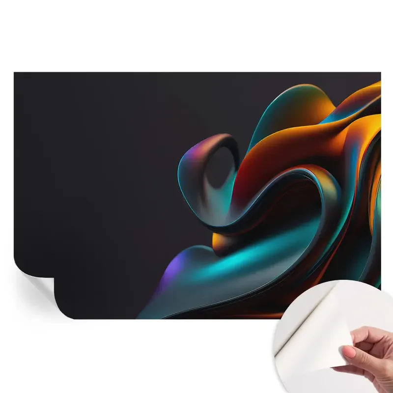 Bestseller Fototapet autoadeziv cu model vârtej colorat