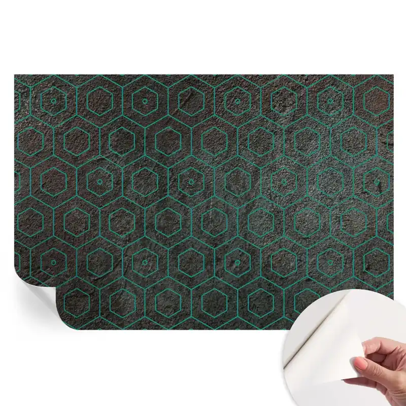 Reducere de preț Fototapet modern cu model geometric pentru sufragerie