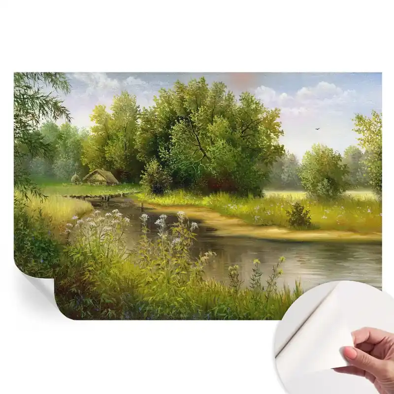 Tapet fotografic autoadeziv cu peisaj rural Reducere specială