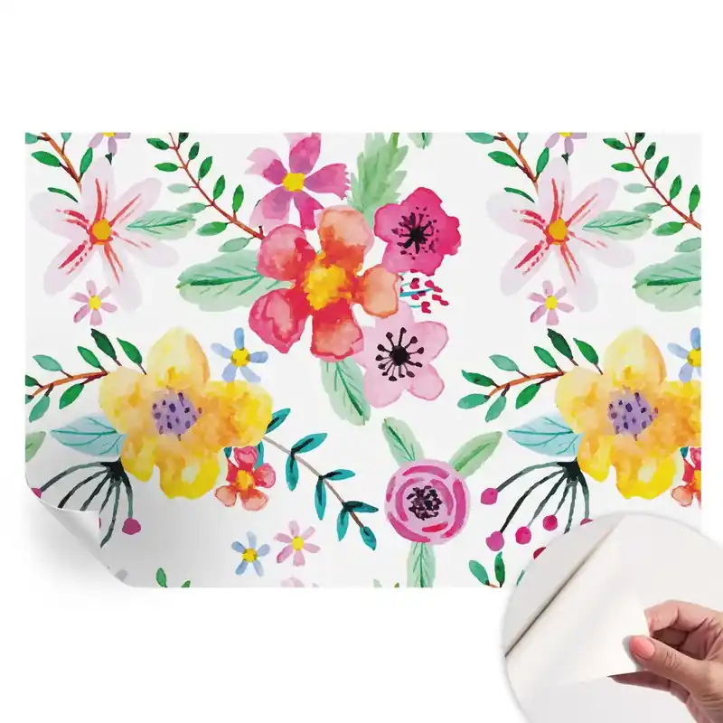 Ofertă limitată Fototapet modern pentru sufragerie Prospețime florală