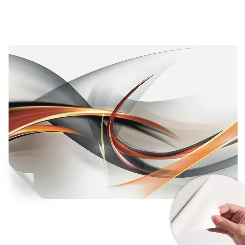 Livrare rapidă Fototapet autoadeziv pentru dormitor cu model abstract dinamic