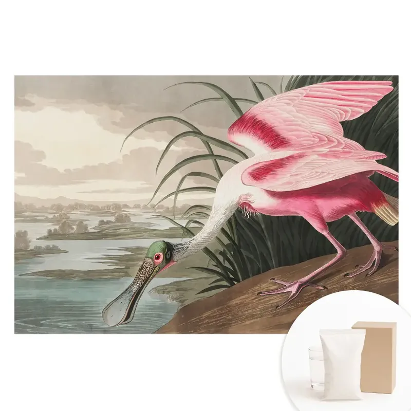 Ofertă limitată Tapet foto de mari dimensiuni Idilă cu un flamingo