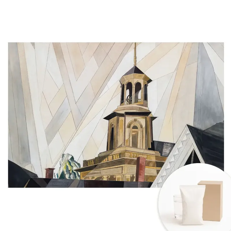 Cumpără acum Tapet fotografic din material nețesut cu abstractizarea unui turn arhitectural