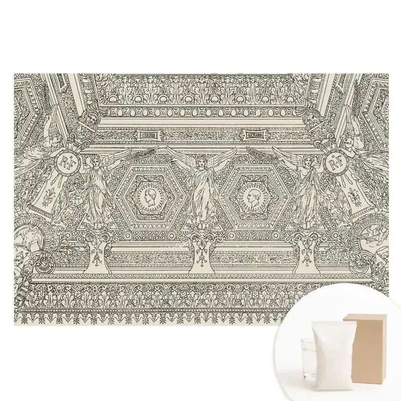 Noutate Tapet fotografic din material nețesut cu ornament clasic detaliat