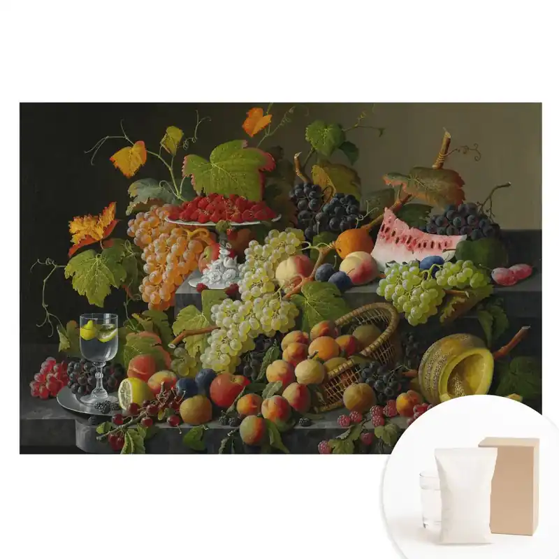 Tapet fotografic pe material nețesut cu motiv de natură statică cu fructe în stil elegant și armonios Ultima șansă