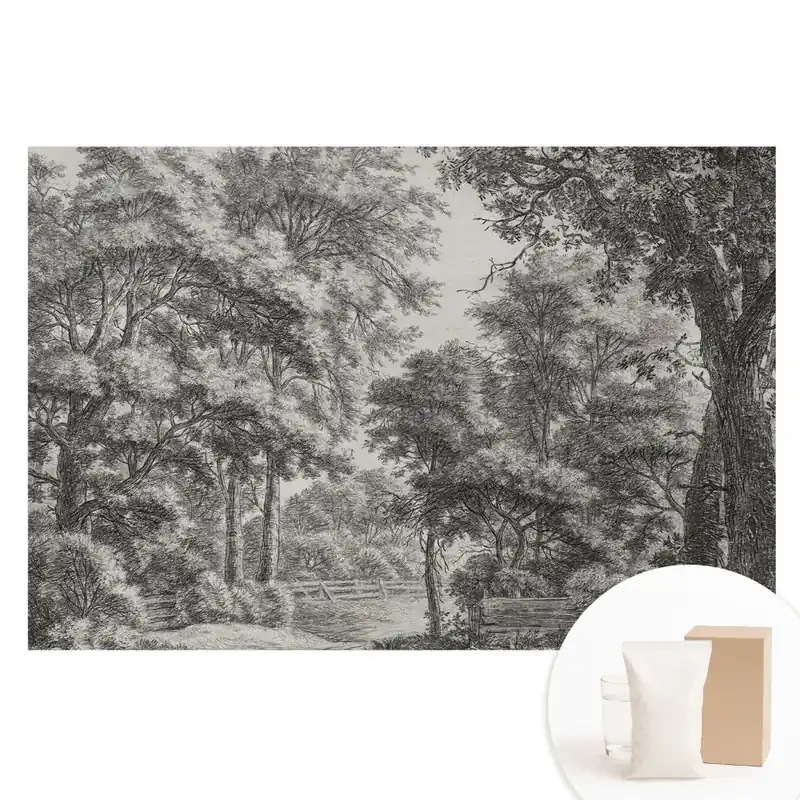 Retur gratuit Fototapet pentru perete cu peisaj forestier clasic