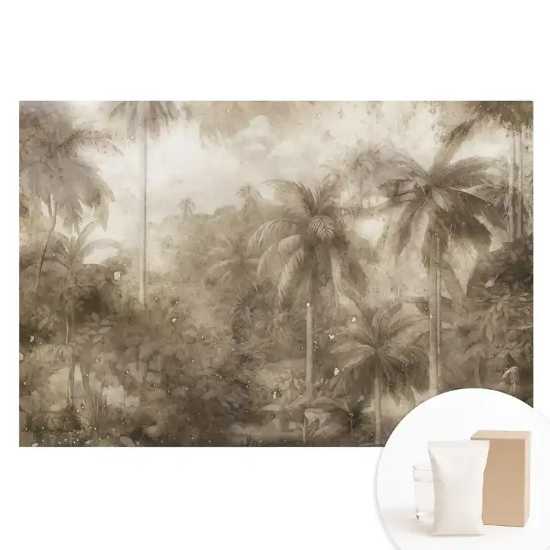 Retur gratuit Fototapet din material nețesut cu imprimeu Junglă tropicală vintage