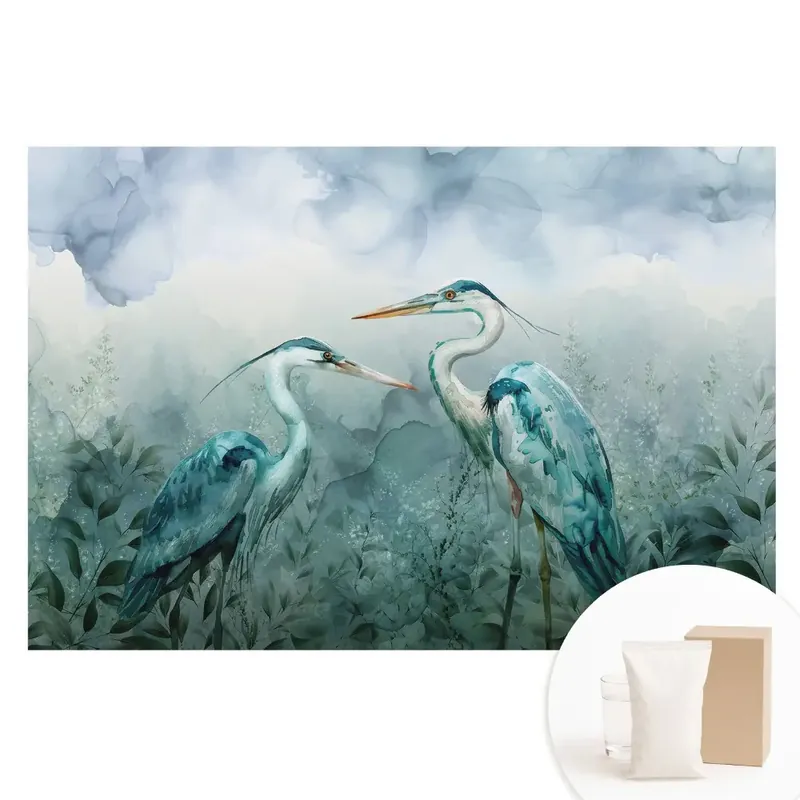 Tapet fototapet nețesut cu design reprezentând păsări în natură Super ofertă