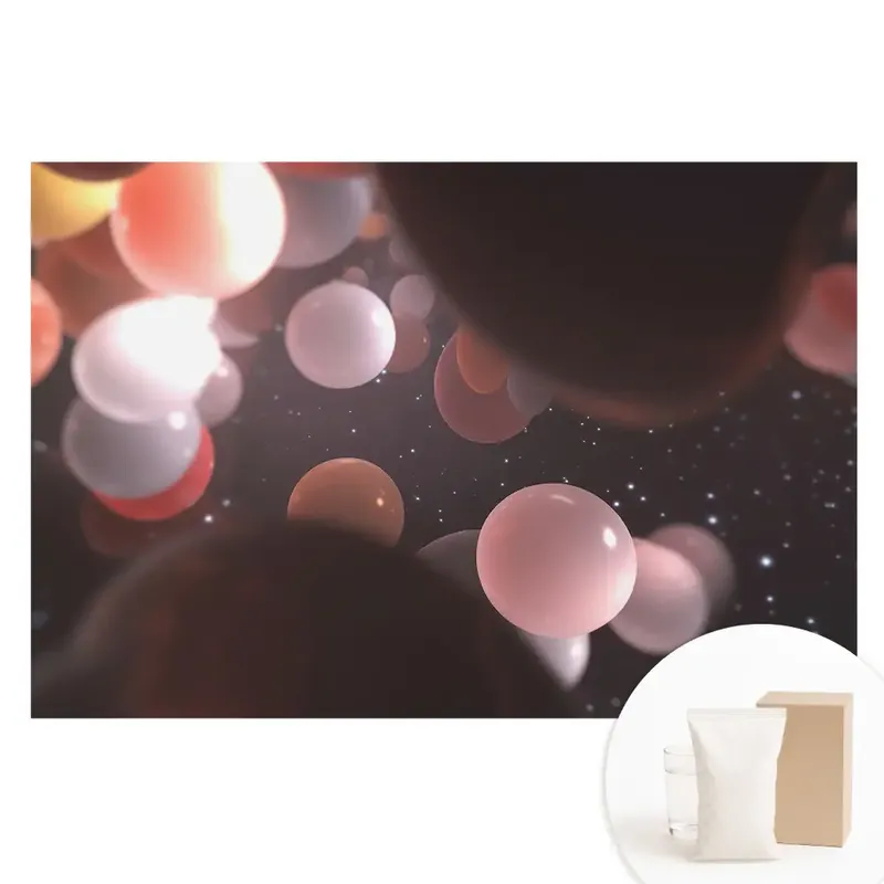 Fototapet din material nețesut cu model de bile abstracte transparente colorate Expediere rapidă