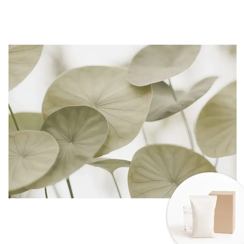 Tapet nețesut cu imprimeu minimalist de frunze Cel mai vândut
