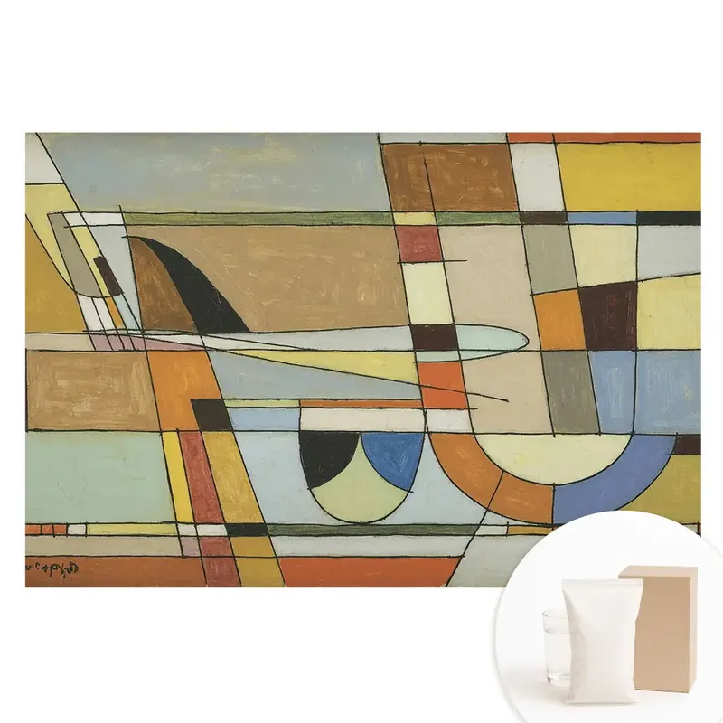 Tapet fotomural nețesut cu forme geometrice abstracte Livrare rapidă