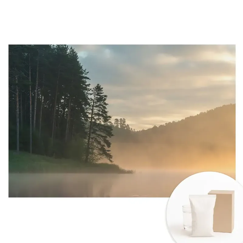 Tapet fotomural nețesut Peisaj cețos dimineața Ofertă