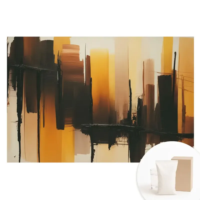 Tapet nețesut cu model abstract cu dungi verticale Reducere extra
