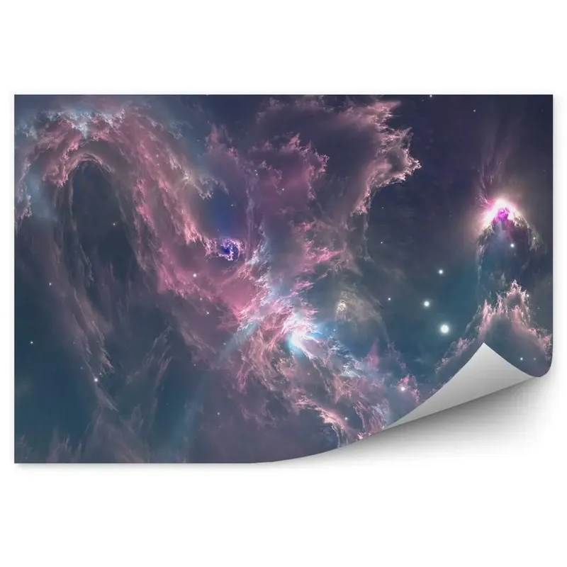 Nu rata Fototapet perete Nebuloase Stele Spațiu Galaxie Univers Lumină