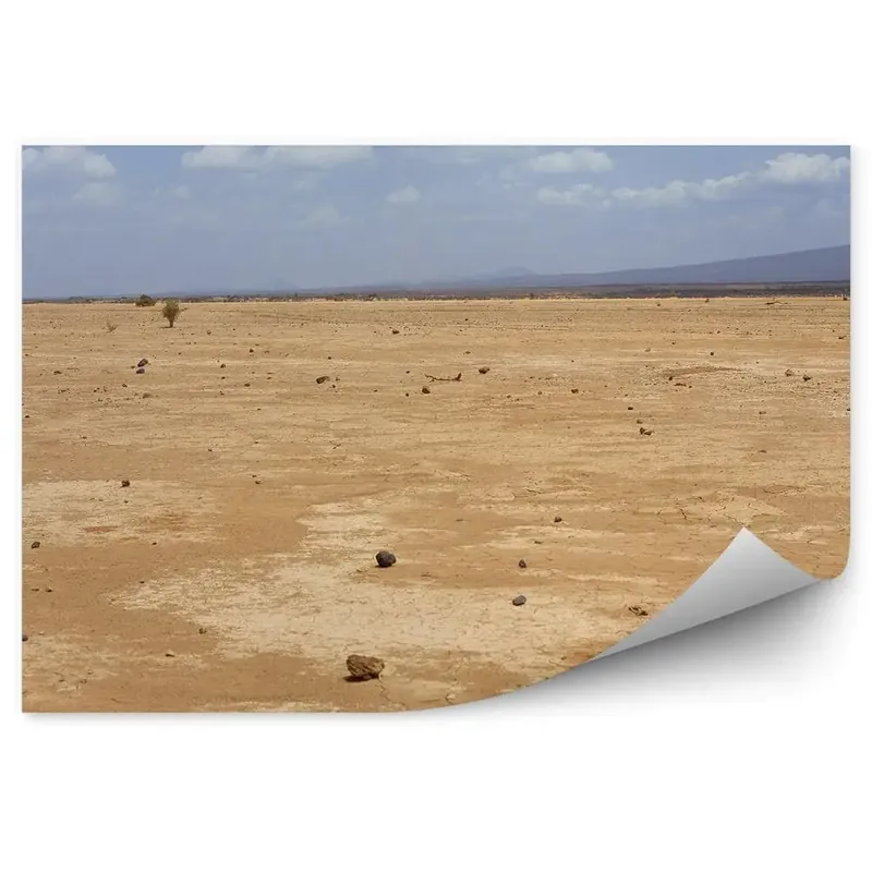Ofertă limitată Fototapet Deșertul Danakil - Etiopia Rocks Sky Clouds