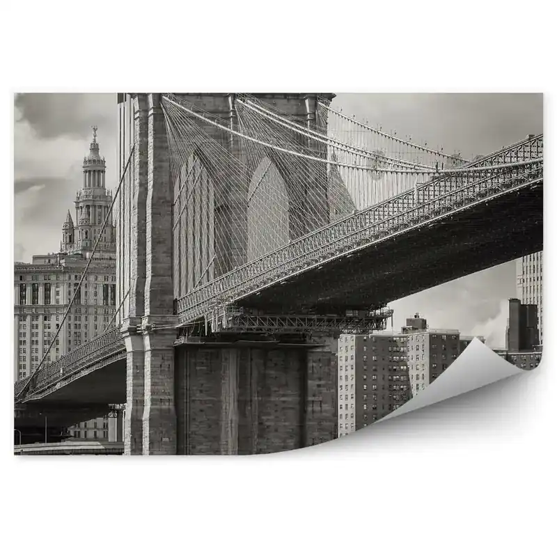Plată sigură Fototapet pentru perete Celebrul pod din Manhattan