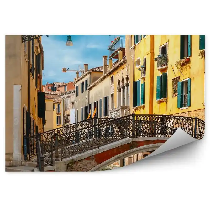 Fototapet Veneția bărci colorate pe canale Discount