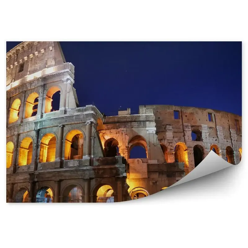 Mai ieftin Fototapet vedere de noapte colosseum coloseum lumini mișcare