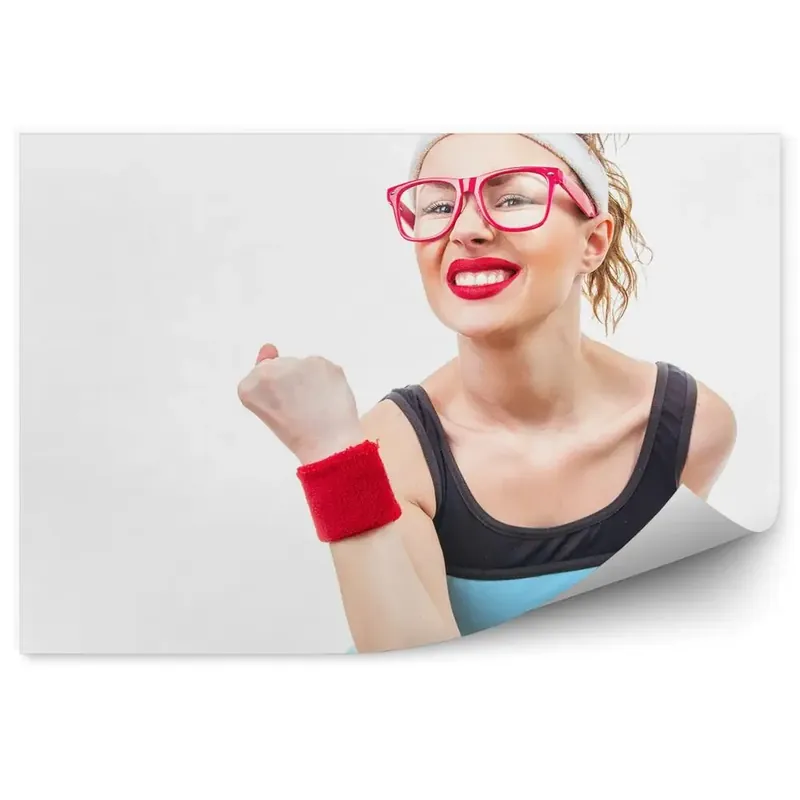Fototapet Femeie ochelari de fitness Ofertă exclusivă