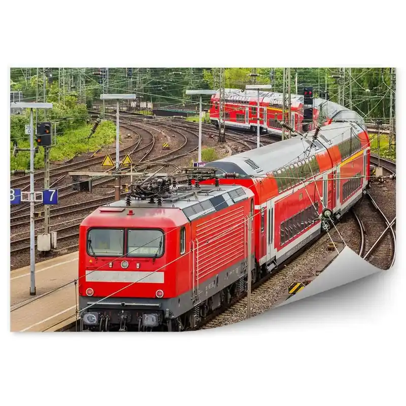 Fototapet Tren expres regional în Hamburg Promoție