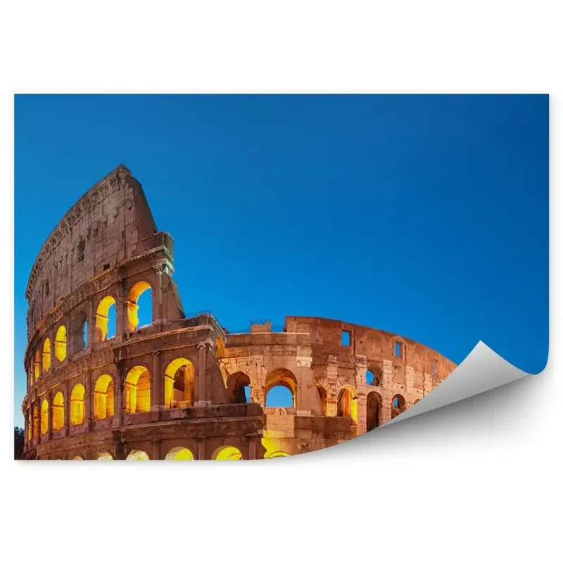 Disponibil imediat Fototapet perete Fotografii de seară ale monumentelor Colosseum Italia