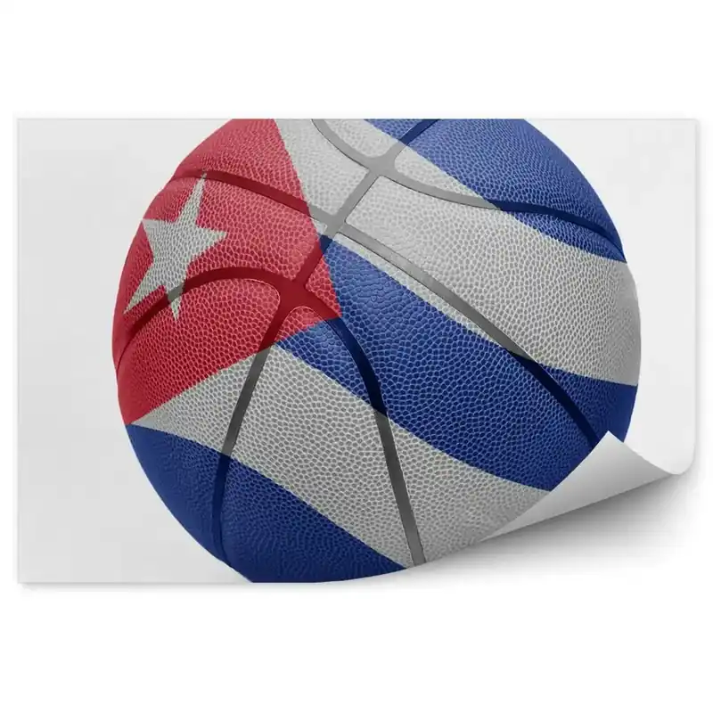 Disponibil imediat Fototapet vintage Motiv de baschet din Cuba