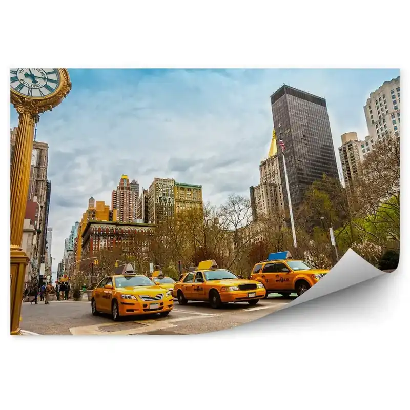 Preferatul clienților Fototapet Taxiuri pe Fifth Avenue din New York City