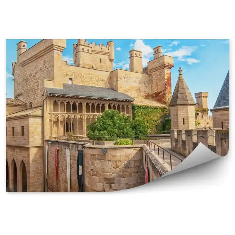 Nu rata Decor fototapet Spania ziduri castel turnuri castel