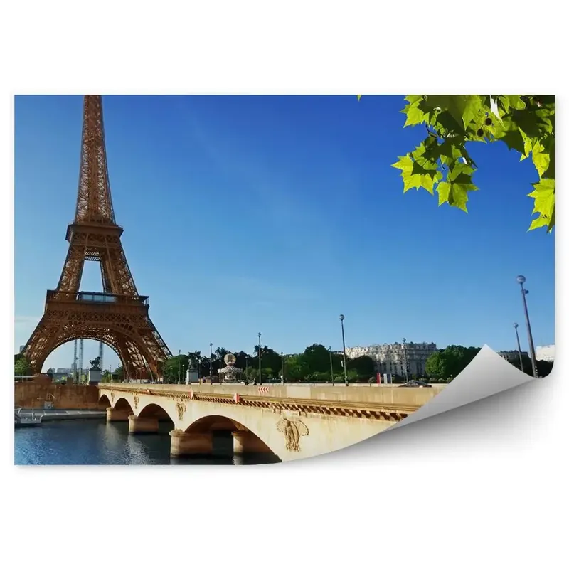 Ultima șansă Decor fototapet Râul Paris Paris Turnul Eiffel copaci