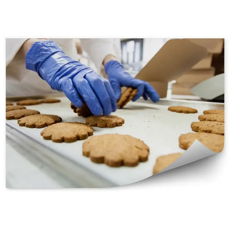 Reducere specială Fototapet pentru perete Producția de produse de patiserie în fabrică