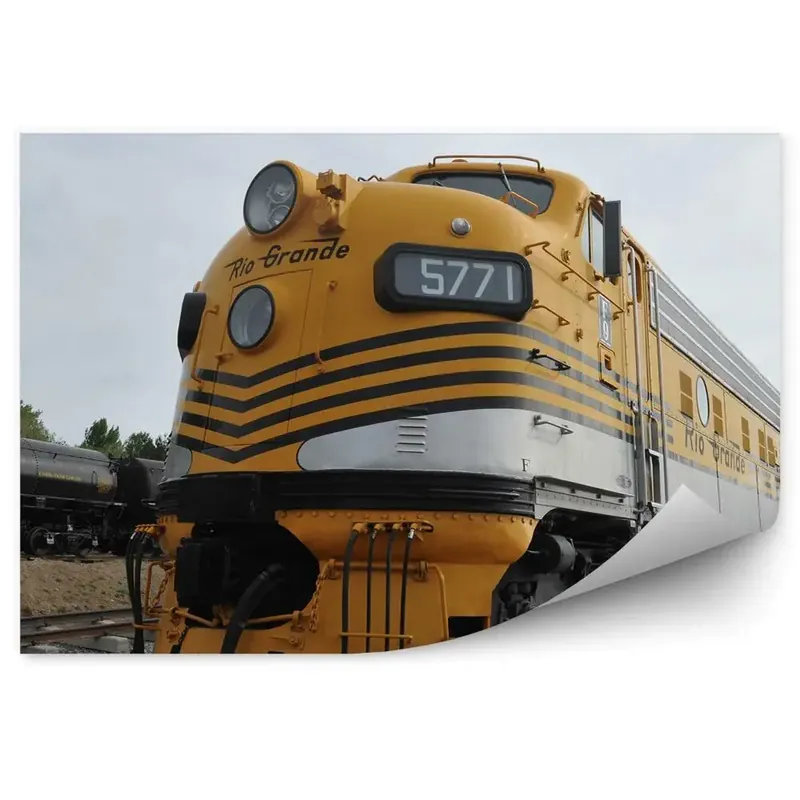 Fototapet Locomotivă pe șinele Muzeului din Denver Nu rata