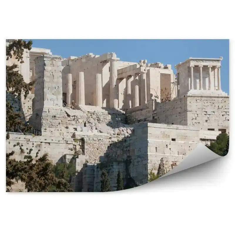 Fototapet vintage Acropole din Atena ruine arhitecturale ruine Expediere rapidă