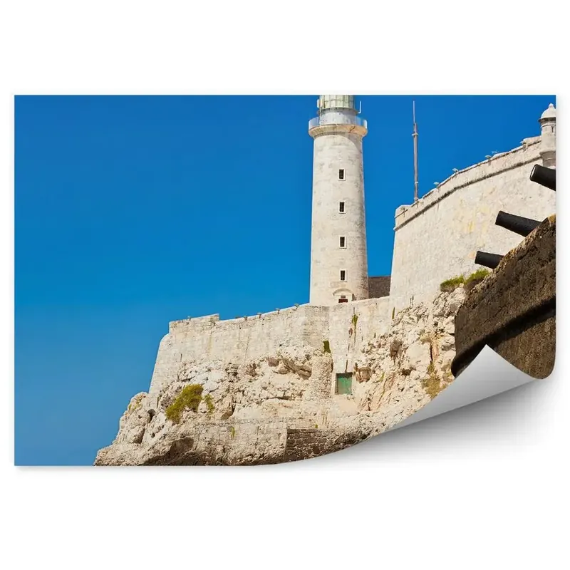 Preț redus Fototapet far de coastă castel de coastă