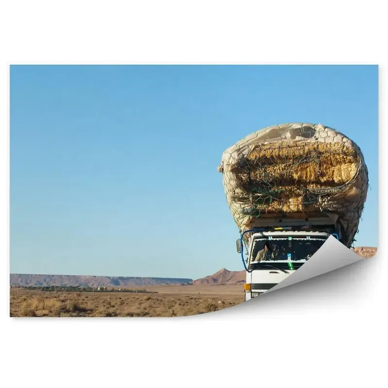 Fototapet Camion pe un drum din Maroc Ofertă de sezon