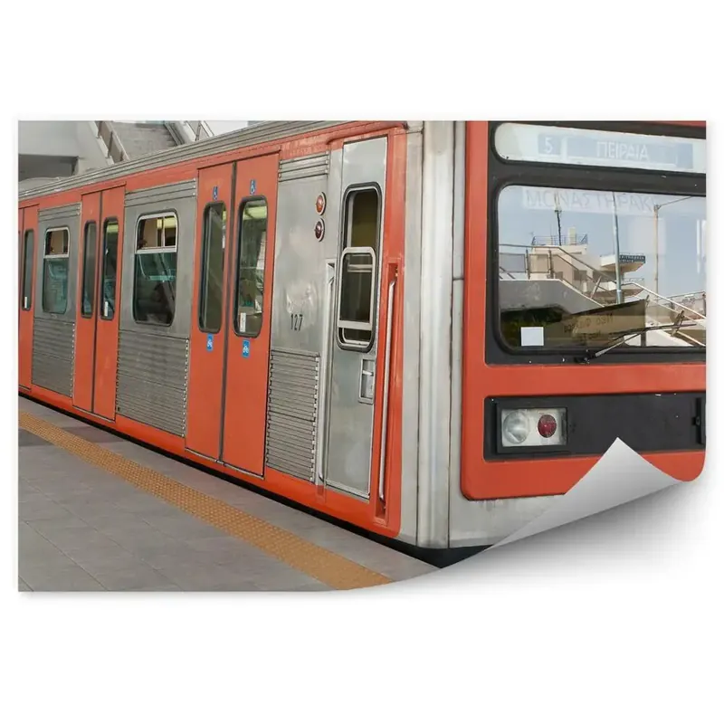 Ultima șansă Fototapet perete Stația de metrou din Atena