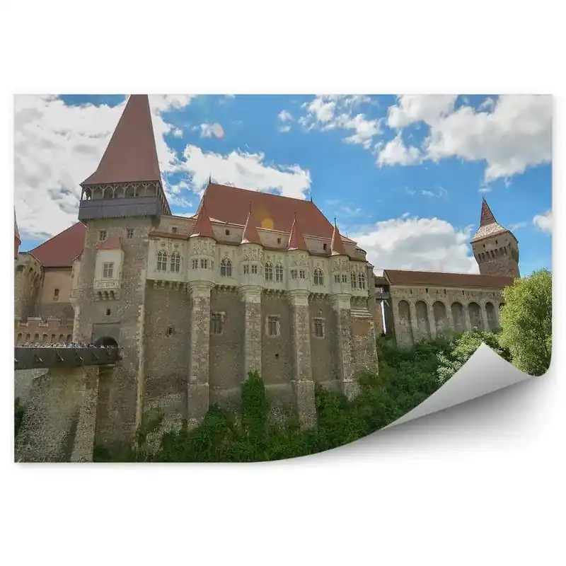 Reducere specială Fototapet perete castel medieval turism oameni castel medieval turism