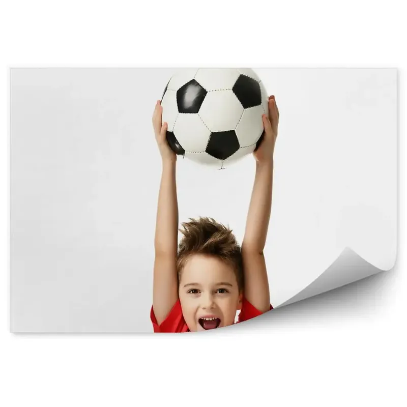Promoție Fototapet Micul fan de fotbal