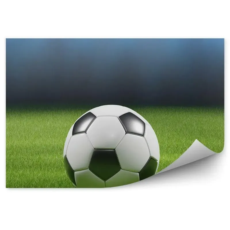 Cel mai vândut Fototapet Fotbal gazon peluză lumini de gazon