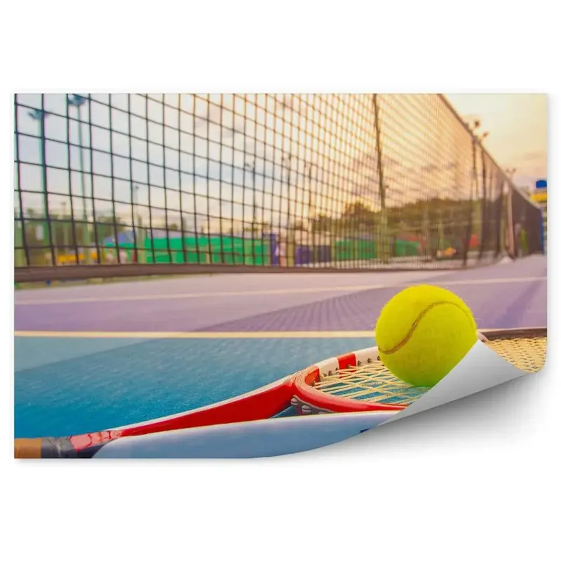 Noutate Fototapet pentru perete Teren de tenis cu rachetă de volei