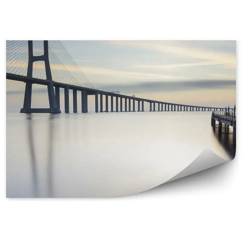 Fototapet perete Pier de apă pod de apă albastru Mai ieftin