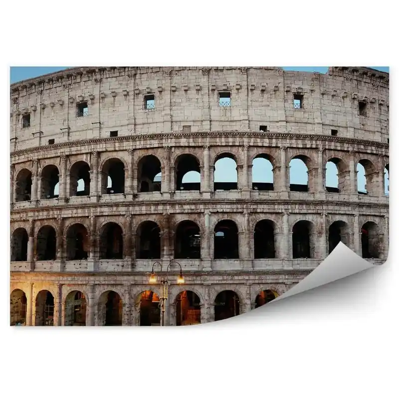 Fototapet Calea cu faruri spre Colosseum Reducere de preț