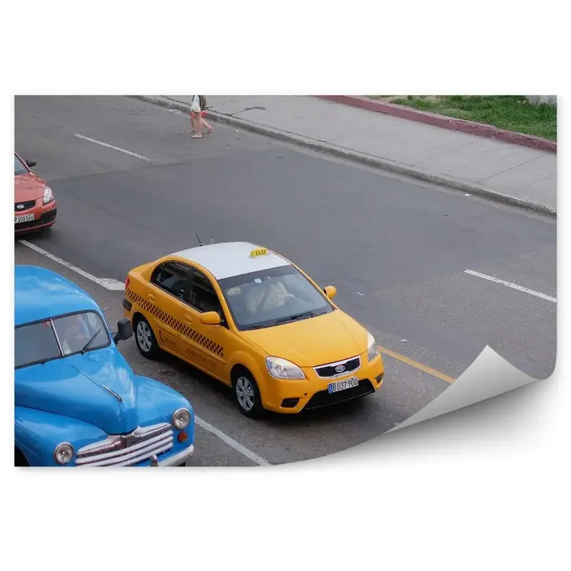 Preț redus Fototapet perete Mașini pe străzile din Havana