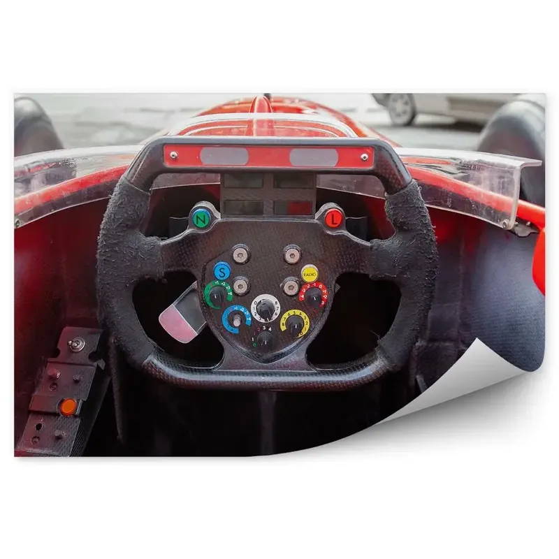 Preț promoțional Fototapet Mașini de control rutier formula 1