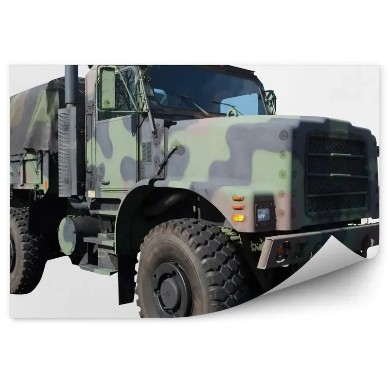 Fototapet pentru perete Camion militar în camuflaj Preț promoțional