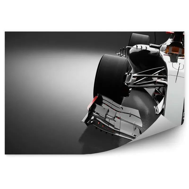 Nu rata Decor fototapet Argint Formula 1 mașină