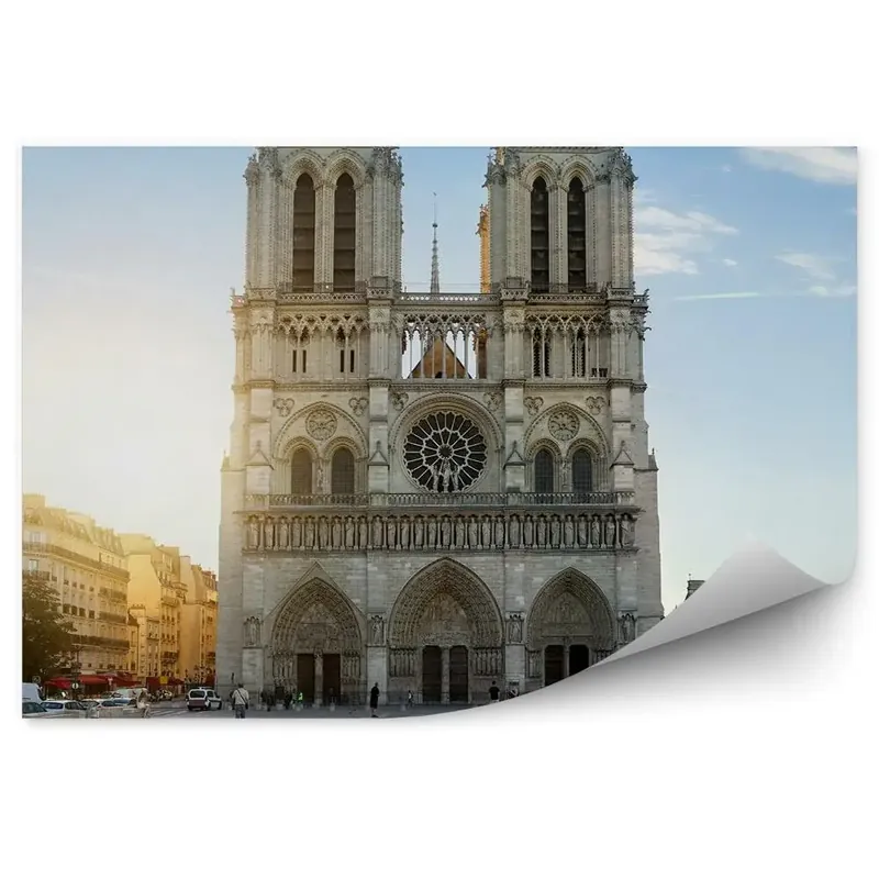 Ultima șansă Fototapet vintage Notre Dame turism Paris