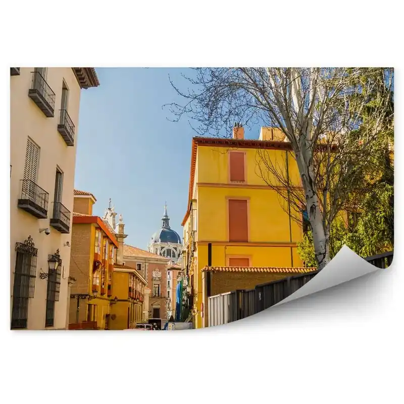 Decor fototapet clădiri colorate Catedrala din Madrid Comandă acum
