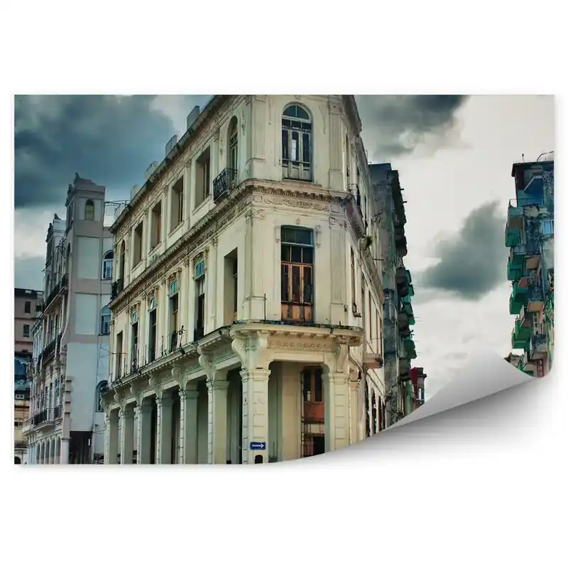 Fototapet pentru perete Havana arhitectură oraș oraș cer înnorat Reducere extra