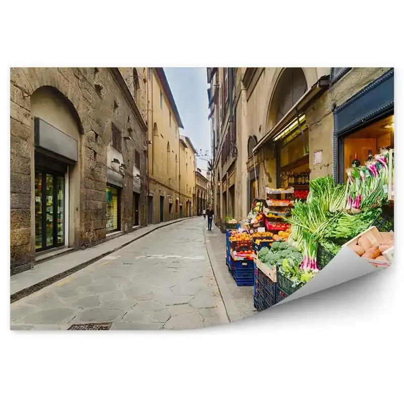 Preț redus Fototapet Florența stradă magazin de legume
