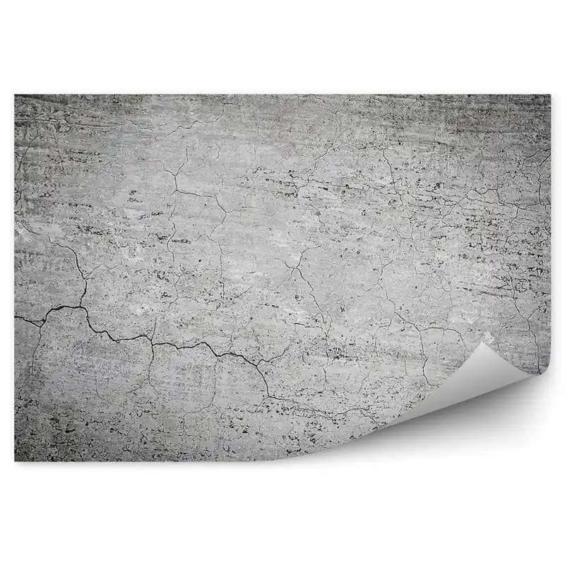 Fototapet vintage Perete De Beton Fisurat Calitate înaltă